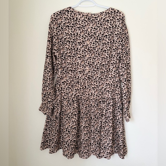 Rebecca Taylor Leopard Print 100% Silk Dress - Picture 7 of 8